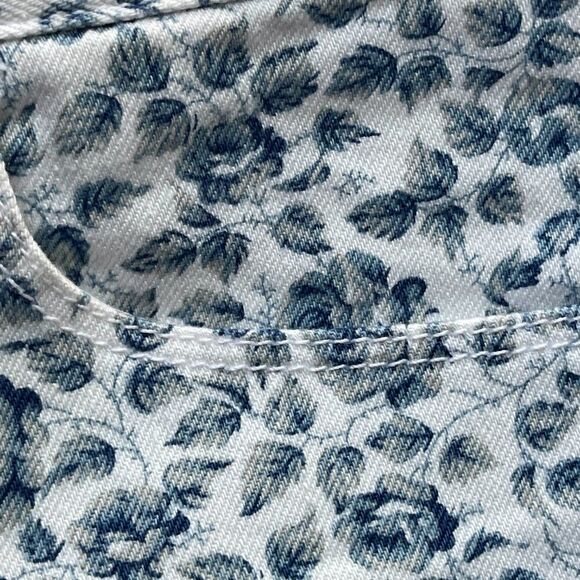 Madewell Skinny Ankle Floral Jeans, Size 26 - Picture 3 of 12